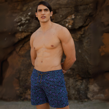 Charvet X Thorsun - Large Paisley - Navy